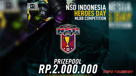 turnamen ml mlbb mole mobile legends november 2021 nsd indonesia heroes day logo