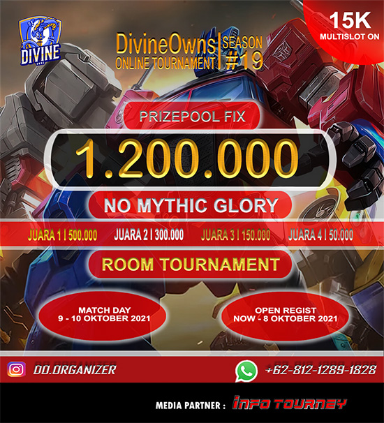 turnamen ml mlbb mole mobile legends oktober 2021 do organizer season 19 poster