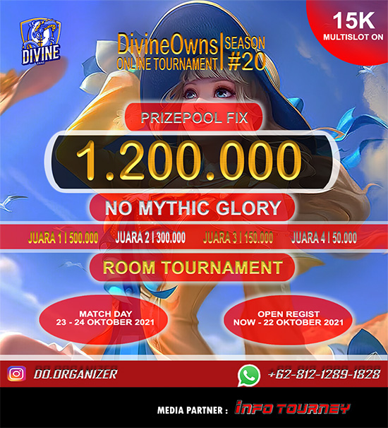 turnamen ml mlbb mole mobile legends oktober 2021 do organizer season 20 poster