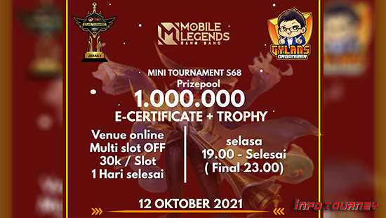 turnamen ml mlbb mole mobile legends oktober 2021 gylans mini season 68 logo
