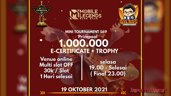 turnamen ml mlbb mole mobile legends oktober 2021 gylans mini season 69 logo