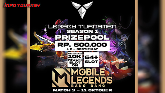 turnamen ml mlbb mole mobile legends oktober 2021 legacy season 1 logo