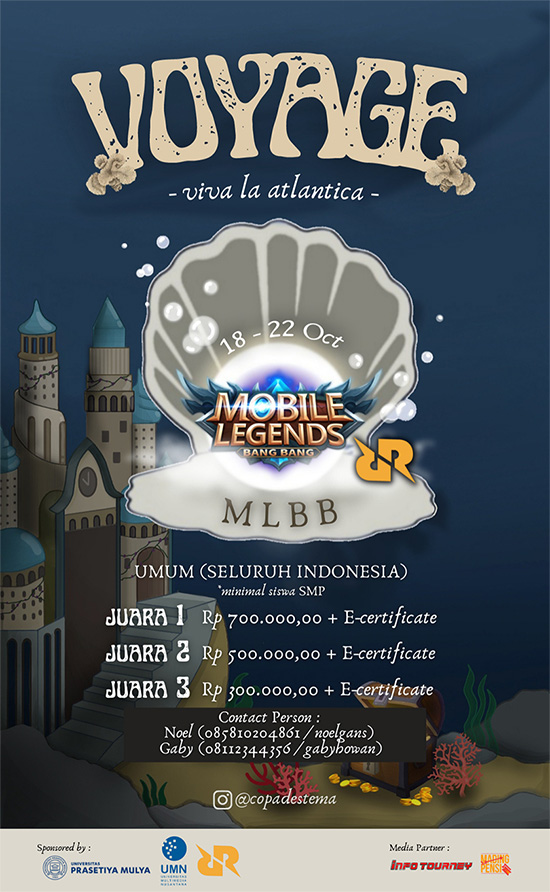turnamen ml mlbb mole mobile legends oktober 2021 voyage 2021 poster 1