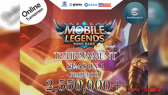 turnamen ml mlbb mole mobile legends oktober 2021 danz diamond id season 1 logo