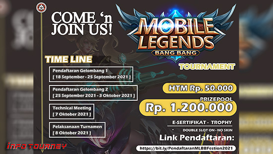 turnamen ml mlbb mole mobile legends oktober 2021 festion 2021 logo