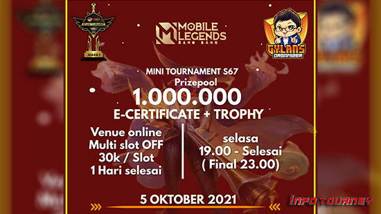 turnamen ml mlbb mole mobile legends oktober 2021 gylans mini season 67 logo