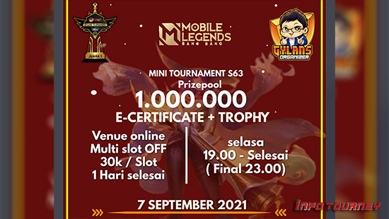 turnamen ml mlbb mole mobile legends september 2021 gylans mini season 63 logo