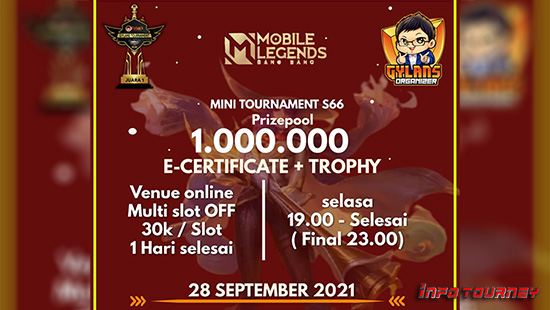 turnamen ml mlbb mole mobile legends september 2021 gylans mini season 66 logo