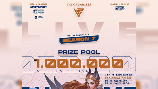 turnamen ml mlbb mole mobile legends september 2021 lyz organizer season 7 logo