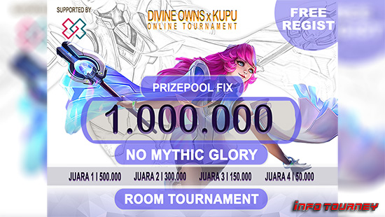 turnamen ml mlbb mole mobile legends april 2022 divine owns x kupu 4 logo