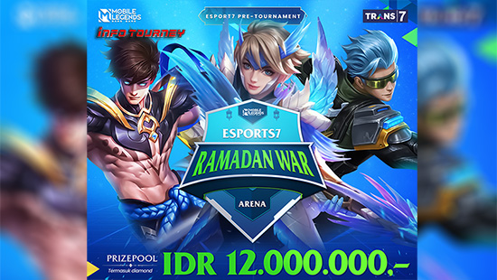 turnamen ml mlbb mole mobile legends april 2022 esports7 ramadan war arena logo