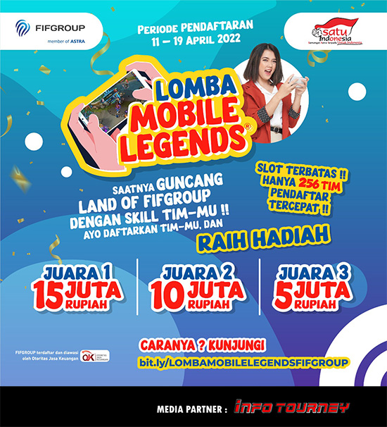 turnamen ml mlbb mole mobile legends april 2022 hut fifgroup 33 poster