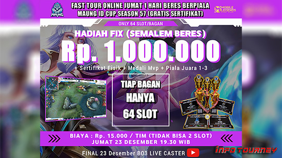 turnamen ml mlbb mole mobile legends desember 2022 maung id season 57 logo