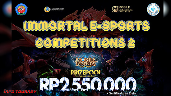 turnamen ml mlbb mole mobile legends februari 2022 immortal esports competitions 2 logo