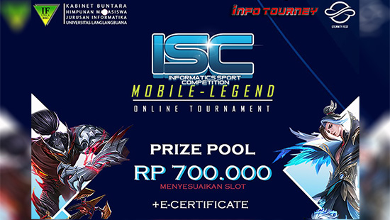 turnamen ml mlbb mole mobile legends februari 2022 informatics sport competition logo