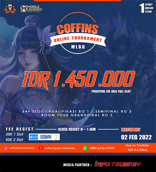 turnamen ml mlbb mole mobile legends februari 2022 coffins season 1 poster