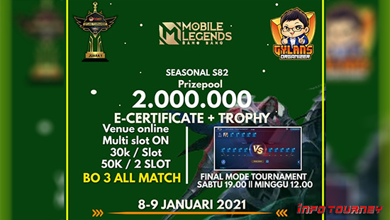turnamen ml mlbb mole mobile legends januari 2022 gylan season 82 logo