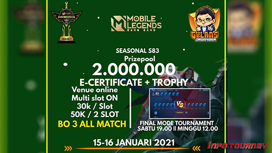 turnamen ml mlbb mole mobile legends januari 2022 gylans season 83 logo