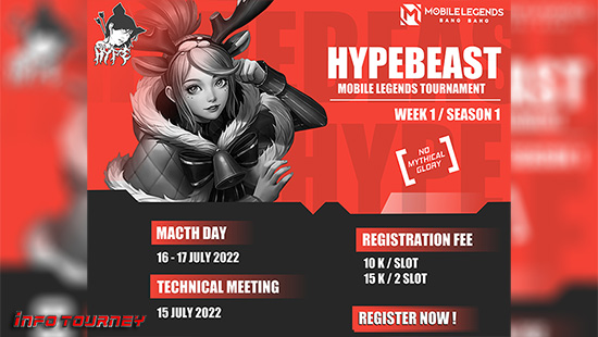 turnamen ml mlbb mole mobile legends juli 2022 hypebeast esport season 1 logo