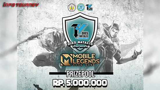 turnamen ml mlbb mole mobile legends juni 2022 dies natalis teknik industri logo