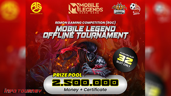 turnamen ml mlbb mole mobile legends juni 2022 remon gaming competition logo