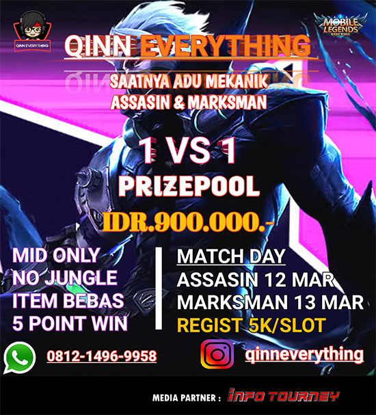 turnamen ml mlbb mole mobile legends maret 2022 qinn everything season 5 poster