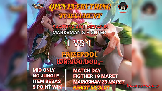 turnamen ml mlbb mole mobile legends maret 2022 qinn everything season 6 logo