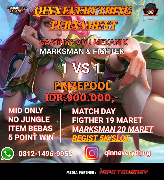 turnamen ml mlbb mole mobile legends maret 2022 qinn everything season 6 poster