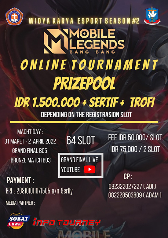 turnamen ml mlbb mole mobile legends maret 2022 ukwk season 2 poster