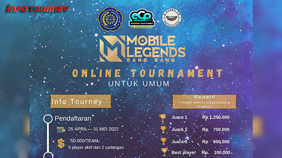 turnamen ml mlbb mole mobile legends juni 2022 ump esport 2m logo