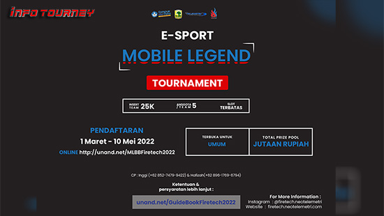 turnamen ml mlbb mole mobile legends mei 2022 firetech 2022 logo