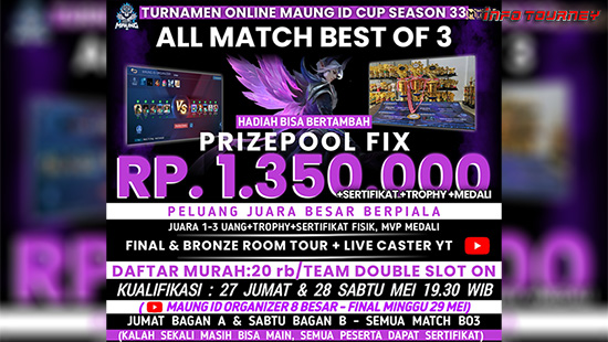 turnamen ml mlbb mole mobile legends mei 2022 maung id cup season 33 logo