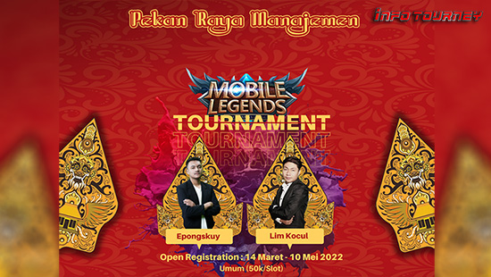 turnamen ml mlbb mole mobile legends mei 2022 pekan raya manajemen 2022 logo