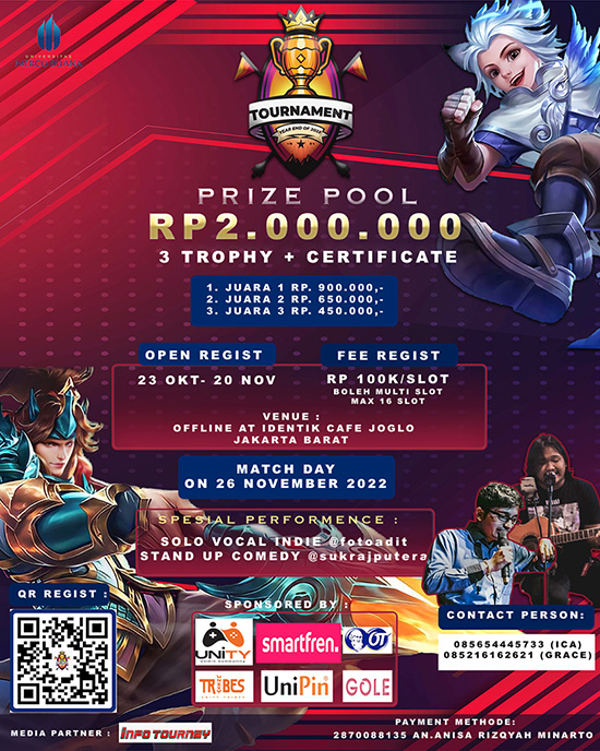 turnamen ml mlbb mole mobile legends november 2022 ghaitsa organizer poster