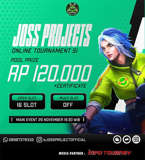 turnamen ml mlbb mole mobile legends november 2022 joss projects season 1 poster