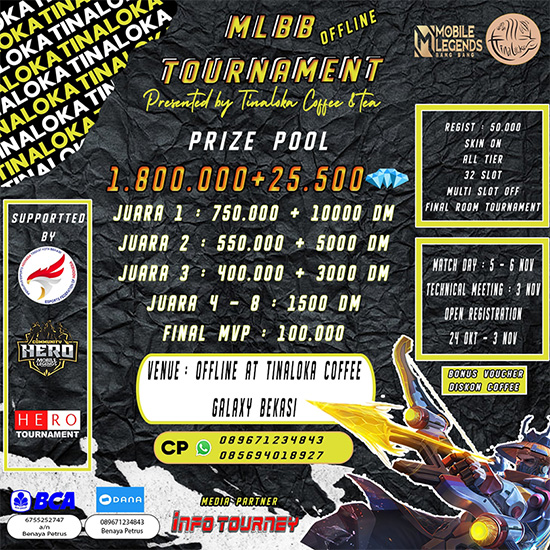 turnamen ml mlbb mole mobile legends november 2022 tinaloka coffee tea poster 1