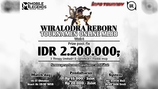 turnamen ml mlbb mole mobile legends oktober 2022 wiralodra reborn week 4 logo