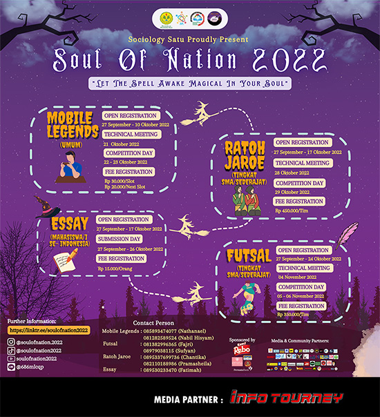 turnamen ml mlbb mole mobile legends oktober 2022 soul of nation 2022 poster