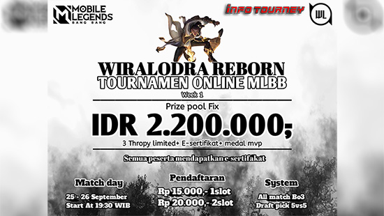 turnamen ml mlbb mole mobile legends september 2022 wiralodra reborn week 1 logo
