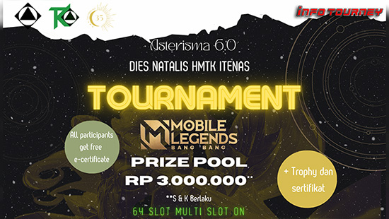 turnamen ml mlbb mole mobile legends februari 2023 asterisma 6 logo