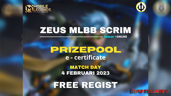 turnamen ml mlbb mole mobile legends februari 2023 zeus scrim season 1 logo