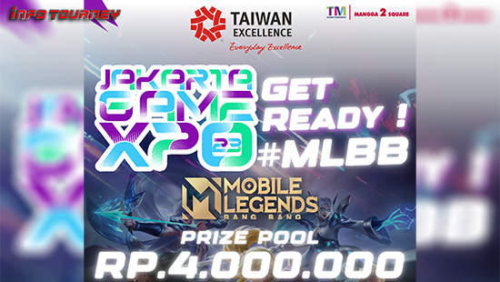 turnamen ml mlbb mole mobile legends juli 2023 jakarta game expo 2023 logo