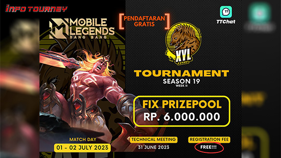 turnamen ml mlbb mole mobile legends juli 2023 xyl esport season 19 week 2 logo