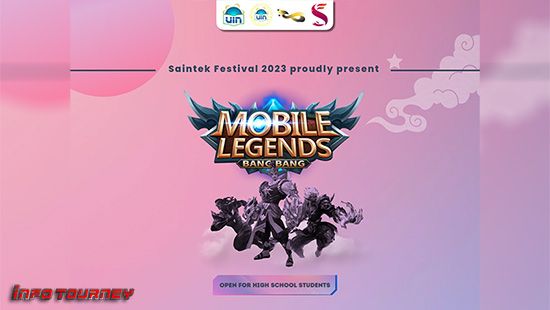 turnamen ml mlbb mole mobile legends maret 2023 saintek festival 2023 logo