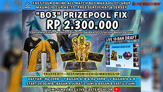 turnamen ml mlbb mole mobile legends juni 2023 maung id season 77 logo