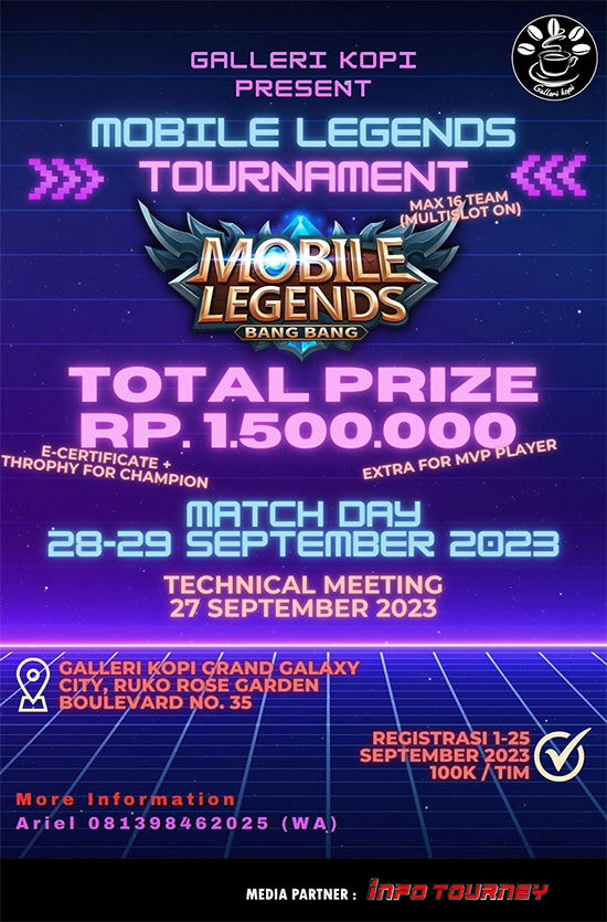 turnamen ml mlbb mole mobile legends september 2023 galleri kopi season 1 poster