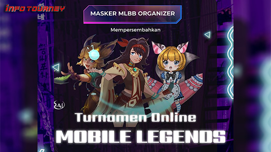 turnamen ml mlbb mole mobile legends september 2023 masker mlbb organizer logo