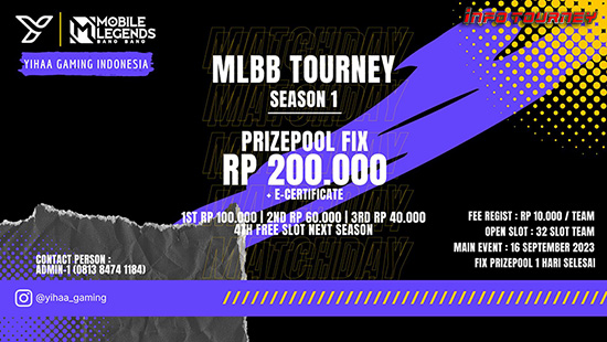 turnamen ml mlbb mole mobile legends september 2023 yihaa gaming indonesia season 1 logo