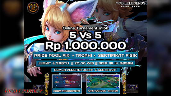 turnamen ml mlbb mole mobile legends agustus 2024 prince organizer 3 logo