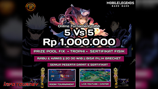 turnamen ml mlbb mole mobile legends agustus 2024 prince organizer logo